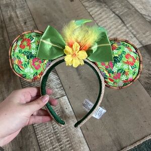 Floral Minnie Mouse Ears Headband